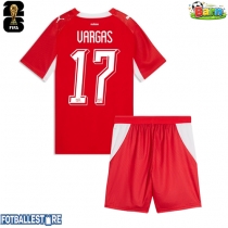 Sveits Ruben Vargas #17 Hjemmedraktsett Barn VM 2026 Kortermet (+ Korte bukser)